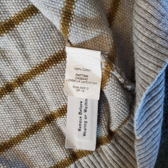 Madewell NWOT Inlet Gold Stripe Knit Cardigan - Picture 4 of 5